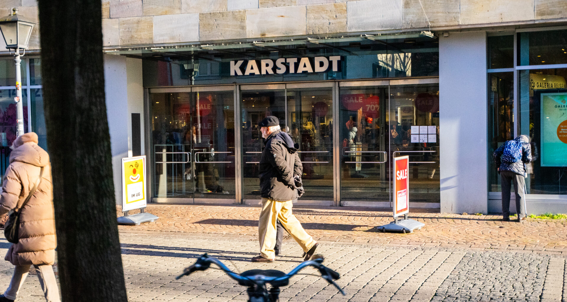 Das Foto zeigt die Karstadt-Filiale in Konstanz.