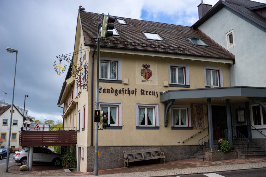 Der Landgasthof Kreuz in Dettingen. 