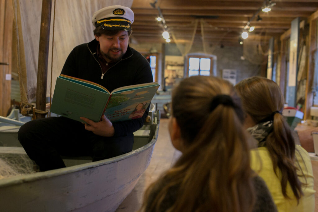 Lesung im Seemuseum. Foto: Julian Fitze