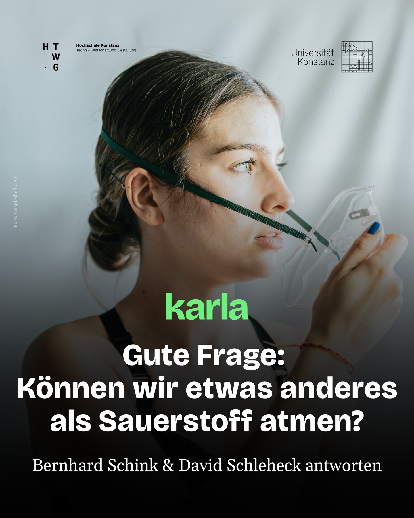 😮💨Können wir auch etwas anderes atmen als Sauerstoff? Das wäre praktisch, um etwa unter Wasser oder im Weltall zu atmen! Diese „Gute Frage!” kommt von der 5d des @ellenrieder.gymnasium.konstanz .
Sie wird beantwortet von Bernhard Schink und David Schleheck von der @unikonstanz. Beide sind dort Professoren im Fachbereich Biologie mit Schwerpunkt auf Mikrobiologie und Mikrobielle Ökologie.
🚀 Auch wenn das eine tolle Sache wäre, die kurze Antwort lautet: Nein, der Mensch braucht Sauerstoff zum Atmen. Denn die Zellen benötigen den Sauerstoff, um sich mit Energie zu versorgen.
🫁 Über Nase und Mund gelangt Luft in die Lunge. Dort wird der Sauerstoff aus der Luft „herausgezogen” und mithilfe des Blutes als Transportmittel zu den Zellen gebracht. Die Zellen verstoffwechseln den Sauerstoff und gewinnen daraus ihre nötige Energie.
🍄 Es gibt aber andere Lebewesen, wie zum Beispiel Bakterien und manche Pilze, die ihre Energie aus anderen Stoffen gewinnen. Bei diesem Stoffwechselprozess durch Gärung entstehen nützliche Nebenprodukte wie etwa Milchsäure, Alkohol oder Essigsäure, die in der Konservierung von Lebensmitteln notwendig sind.
🦠 Vor einigen Jahren haben Bernhard Schink und David Schleheck ein Bakterium in den Konstanzer Kläranlagen gefunden, das Energie durch Oxidation mit einer Phosphorverbindung namens Phosphit betreibt. Was dieses Bakterium mit der Entwicklungsgeschichte unseres Planeten zu tun hat, kannst du in der vollständigen Antwort auf unserer Website über den Link in der Bio nachlesen! 🔎
💡 Die Serie „Gute Frage” hat @luenmich für @karlakonstanz.de gemeinsam mit der @htwgkonstanz und der @unikonstanz gestartet. Wissenschaftler:innen beantworten hier die neugierigen Fragen von Konstanzer Kindern und Jugendlichen.
👉 Abonniere unseren Familien-Newsletter „familie mit k” (Link in Bio) und erhalte so die nächste Ausgabe direkt ins Postfach!