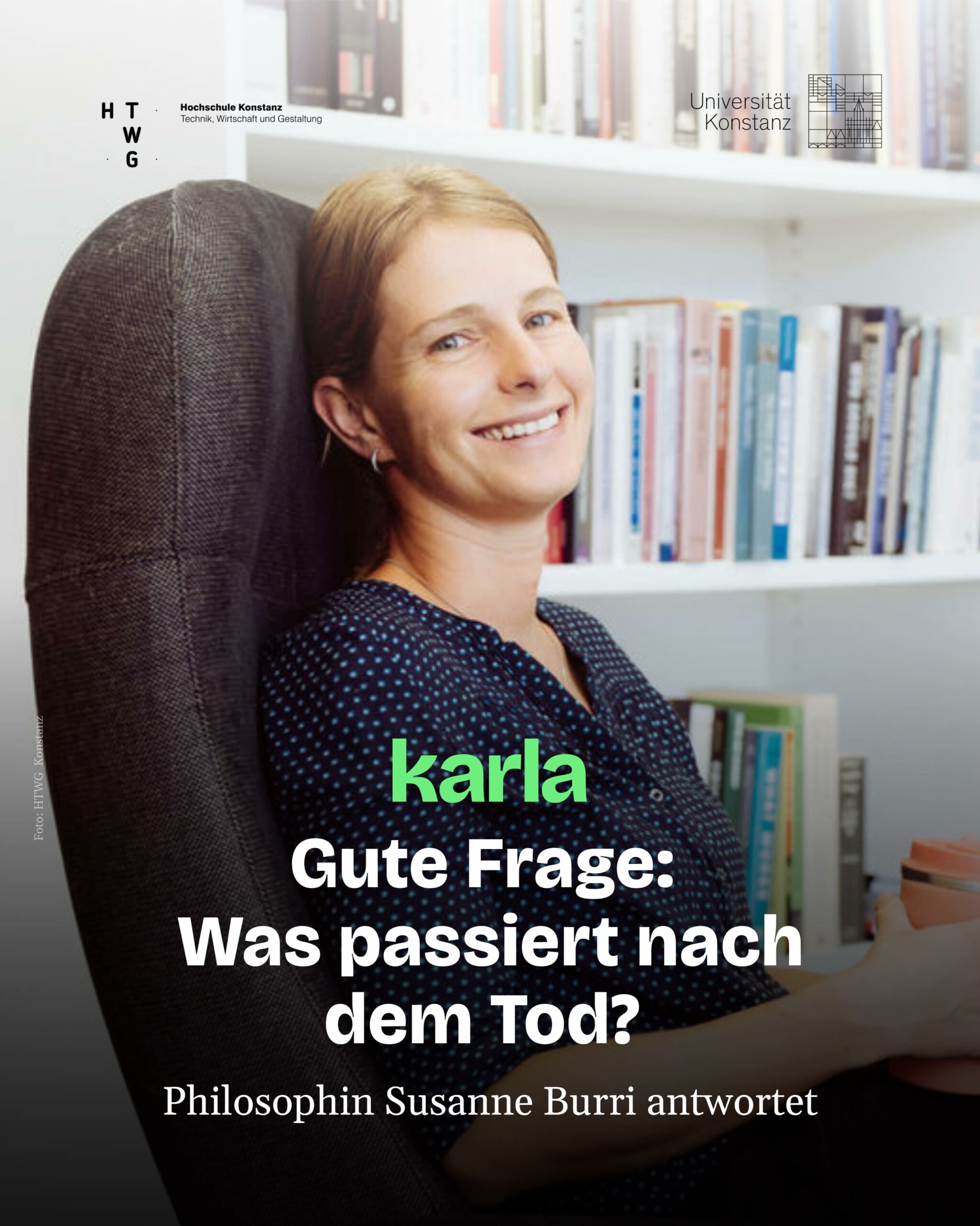Was passiert nach dem Tod? Diese „Gute Frage!” wird von Susanne Burri beantwortet. Sie ist Philosophin und erforscht @unikonstanz, wie wir sinnvoll mit dem Tod umgehen.

🌫️ Was nach dem Tod passiert, wissen wir nicht. Genau das macht den Tod für viele Menschen unheimlich. Manche glauben an ein Leben nach dem Tod, zum Beispiel an Himmel, Hölle oder Wiedergeburt. Andere sind überzeugt, dass mit dem Tod alles vorbei ist.

🧠 Was wir sicher wissen: Mit dem Tod hört unser Körper auf zu arbeiten. Das Herz schlägt nicht mehr, die Organe stehen still und im Gehirn gibt es keine Signale mehr. Deshalb können wir nach dem Tod nicht mehr denken und fühlen wie zuvor. Auch unsere Sinne funktionieren dann nicht mehr. Wir sehen, hören, riechen, schmecken und spüren nichts mehr durch unseren Körper. Wer vor dem Tod Schmerzen hatte, ist mit dem Tod von diesen Schmerzen erlöst. Das kann ein tröstlicher Gedanke sein.

⛰️ Viele Menschen fürchten sich vor dem Tod. Schon seit Jahrtausenden denken Menschen darüber nach, ob diese Angst berechtigt ist. Der Philosoph Lukrez argumentierte schon vor über 2.000 Jahren: Es gab auch eine Zeit, bevor es uns gab – und das erscheint uns nicht schrecklich. Warum sollten wir also Angst vor einer Zukunft haben, in der es uns nicht gibt?

💬 Auf die Frage, was passiert, wenn wir sterben, lautet eine mögliche Antwort auch: Diejenigen, die uns lieben, werden uns vermissen. Vielleicht beschäftigt der Tod deshalb oft mehr die Lebenden als die Toten. Gerade darum ist es wichtig, offen über den Tod zu sprechen – besonders dann, wenn er uns Angst macht.

💡 Die Serie „Gute Frage” hat @luenmich für @karlakonstanz.de gemeinsam mit der @htwgkonstanz und der @unikonstanz gestartet. Wissenschaftler:innen beantworten hier die neugierigen Fragen von Konstanzer Kindern und Jugendlichen.

👉 Lies die ganze Antwort im Magazin oder abonniere unseren Familien-Newsletter „familie mit k” (Link in Bio) und erhalte so die nächste Ausgabe direkt ins Postfach!
