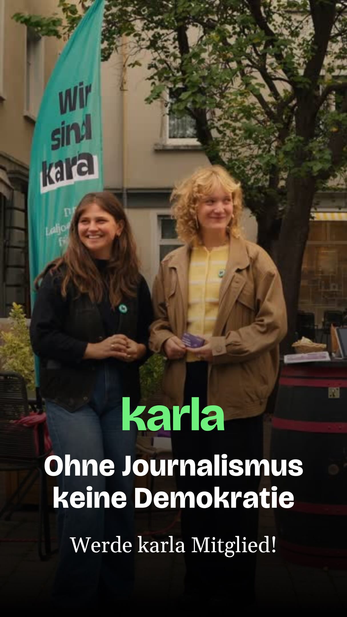 🤝 Ohne Journalismus keine Demokratie. Davon sind wir beim karla Magazin überzeugt.
Denn Demokratie beginnt vor deiner Haustür: im Gemeinderat, im Stadtteil, bei Entscheidungen, die unseren Alltag in Konstanz prägen. Damit Menschen mitreden können, müssen sie wissen, was passiert. Genau dafür gibt es karla: Wir machen unabhängigen, konstruktiven Lokaljournalismus für Konstanz – ohne Paywall, für alle frei zugänglich.
Wir recherchieren, ordnen ein, schreiben Gemeinderats-Briefings, verschicken Newsletter, teilen Ausgehtipps und sind bei unserer offenen Sprechstunde im Treffpunkt Petershausen ansprechbar.
Seit März 2025 machen wir das zum größten Teil ehrenamtlich. Damit karla langfristig bestehen kann, braucht es Menschen, die diese Arbeit als Mitglieder mittragen.
💜 Werde karla-Mitglied ab 6 € im Monat und trag dazu bei, dass unabhängiger Lokaljournalismus in Konstanz dauerhaft möglich bleibt.
Für mehr Demokratie und Medienvielfalt vor deiner Haustür. 👉 Tippe auf den Link in der Bio und werde Mitglied.
🎥 @cramer_film